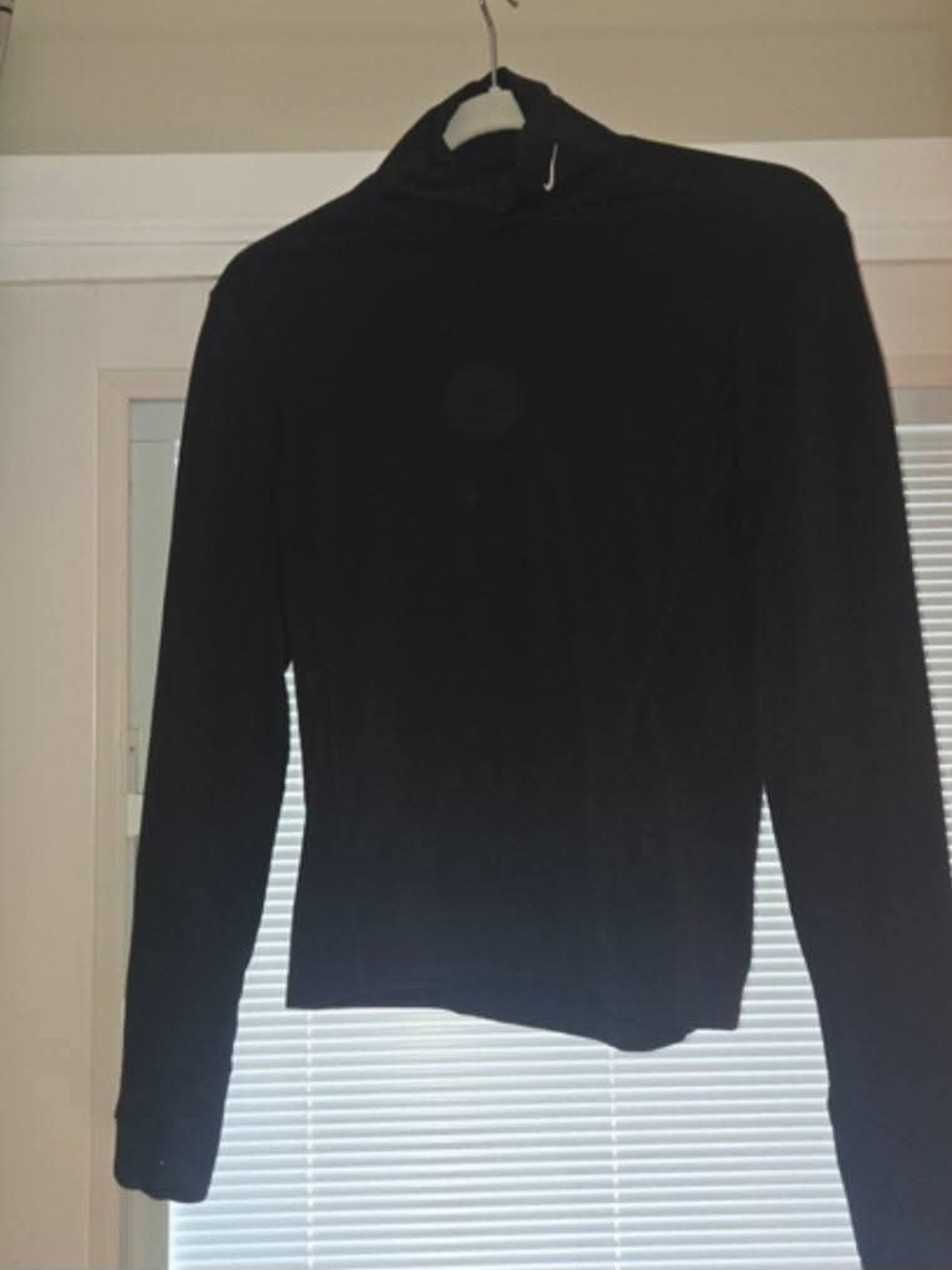 Women's Nike Dri-FIT Black Long Sleeve Mock Neck Top – Size Small - Picture 6 of 6